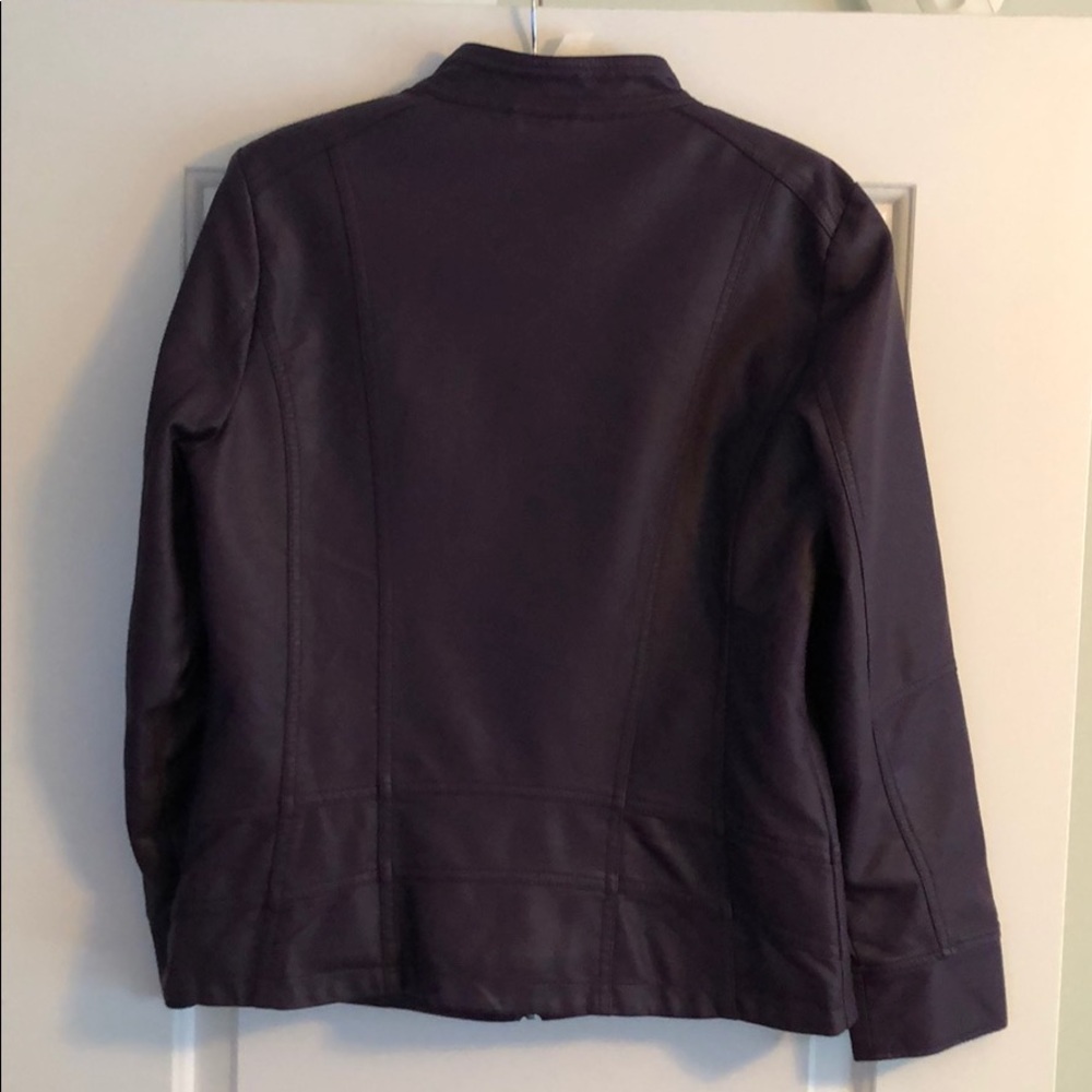 Faux leather jacket - Picture 2 of 4